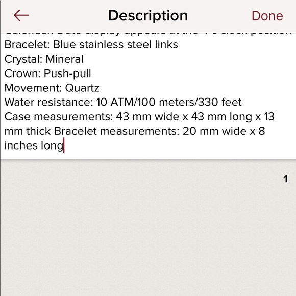 Michael Kors Bradshaw Ocean Blue Watch - Picture 7 of 7